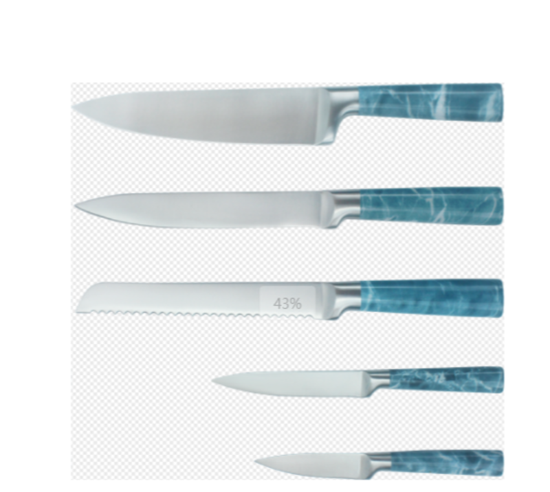 Juego de cuchillos de cocina HS3021 de 6 piezas