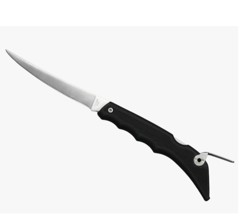 Cuchillo para filetear plegable FK31, cuchillo de pesca de bolsillo de acero inoxidable para acampar