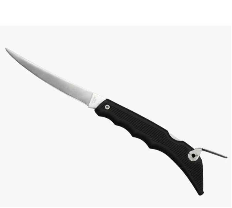 Cuchillo para filetear plegable FK31, cuchillo de pesca de bolsillo de acero inoxidable para acampar