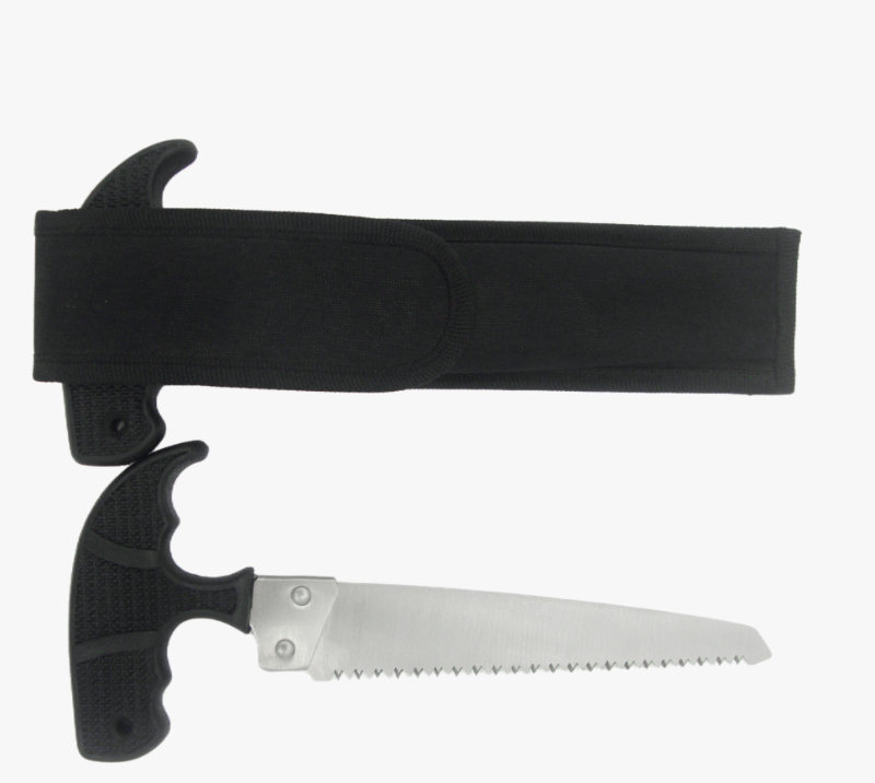 Sierra de mano port&aacute;til para acampar FK102 con funda de nailon y herramienta de corte de supervivenc