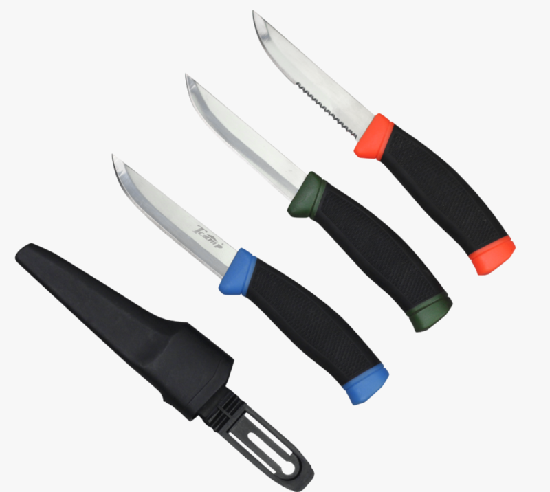 Juego de cuchillos para exteriores de 3 piezas FK72 con hoja fija y funda, cuchillo multiusos de ace