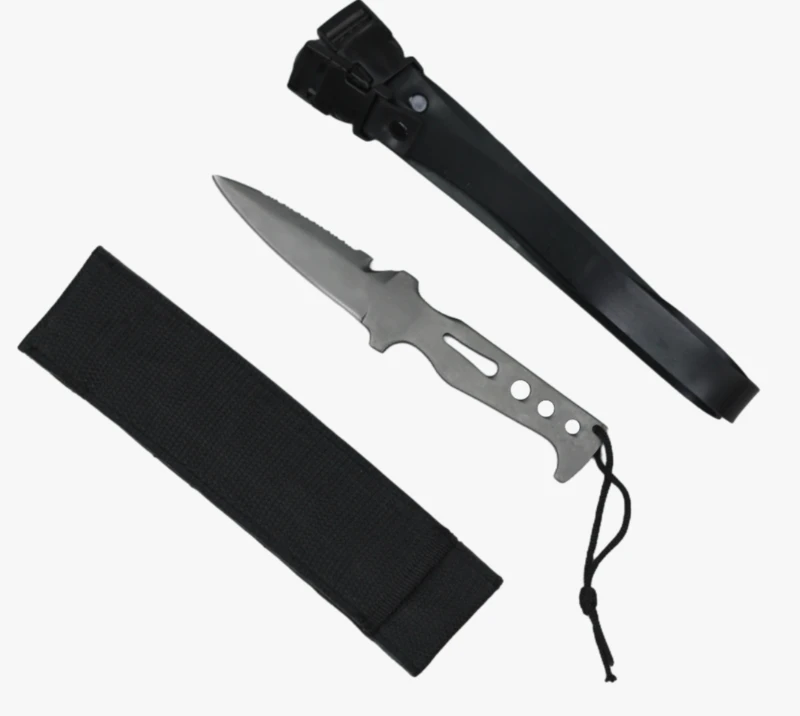 Juego de cuchillos de supervivencia para buceo de alta calidad FK66 para pesca y rescate