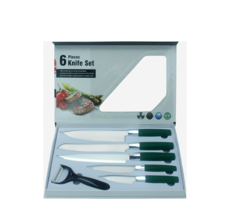 Juego de cuchillos de cocina HS4001 de 6 piezas