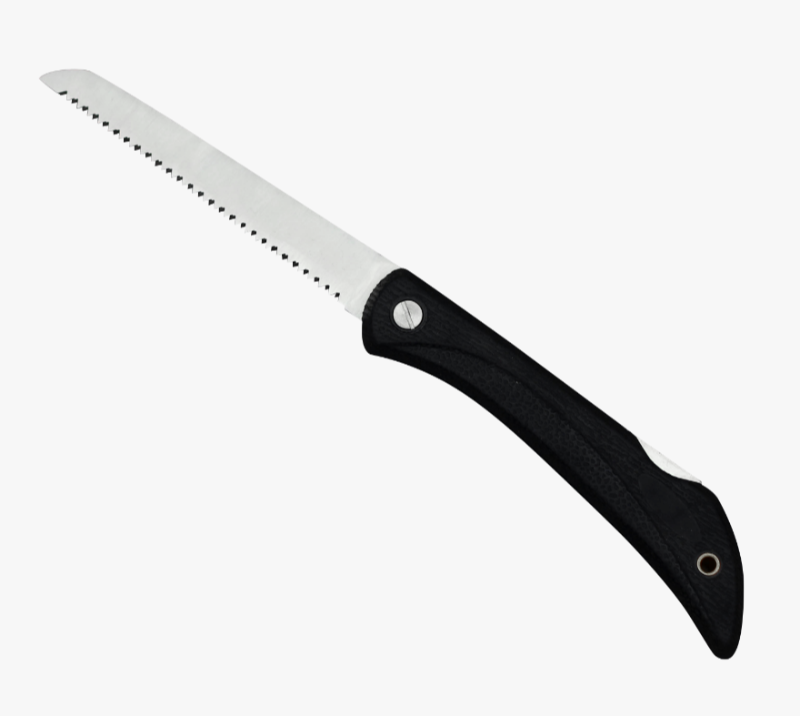 Cuchillo de sierra para exteriores con hoja fija de acero inoxidable FK121A 3CR13 y mango de TPR