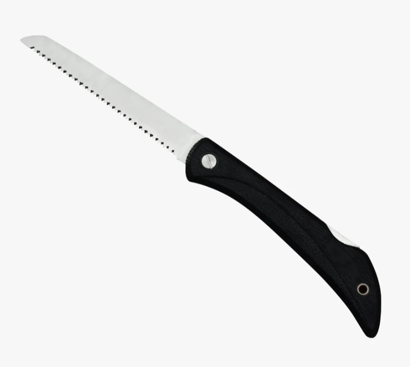 Cuchillo de sierra para exteriores con hoja fija de acero inoxidable FK121A 3CR13 y mango de TPR