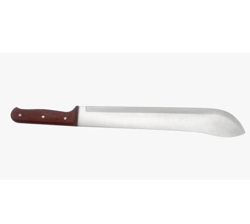 Cuchillo para filetear curvo con mango de madera S1001, cuchillo para deshuesar de acero inoxidable