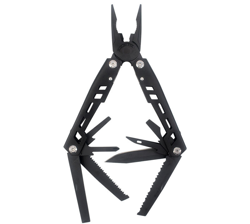 S02319 Alicates multiherramienta de acero inoxidable 9 en 1, la herramienta de supervivencia EDC def