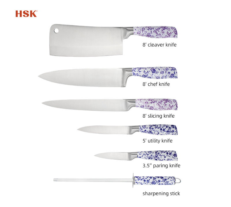 Juego de cuchillos de cocina HS4052 de 7 piezas