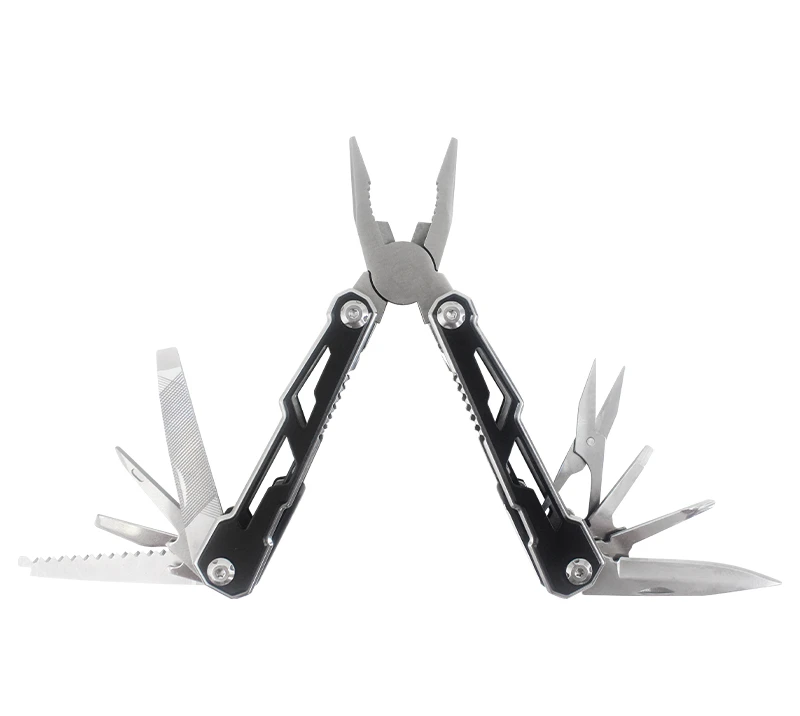 Alicates multiherramienta S02335, herramienta de supervivencia EDC de acero inoxidable con m&uacute;ltiples