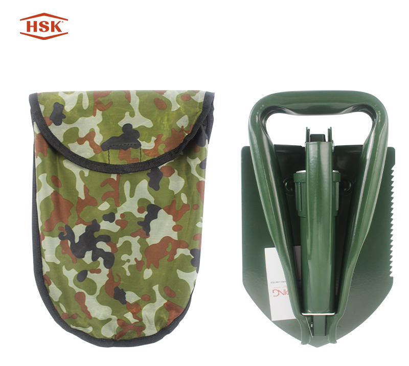 S02346 Bolsa de camuflaje, herramienta de atrincheramiento plegable multifunci&oacute;n, pala de camping po