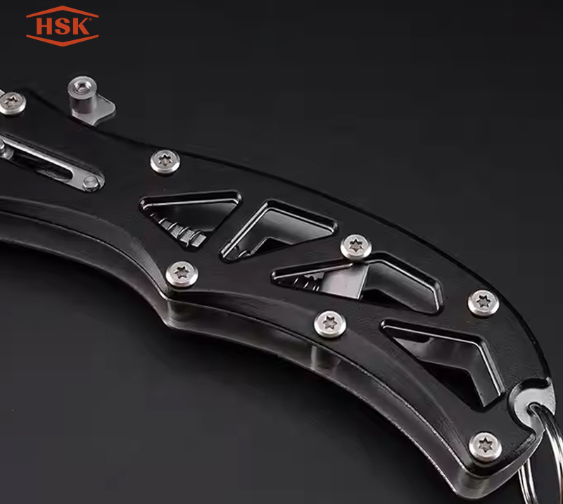 Pinza para pescado hueca de aleaci&oacute;n de aluminio KA81 con cord&oacute;n de seguridad, alicate de agarre par